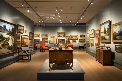 美术馆艺术馆画廊艺术展厅博物馆展厅摄影图 摄影